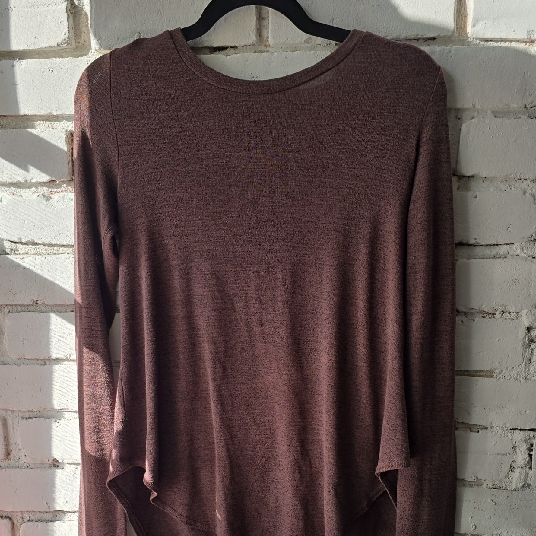 Wilfred Mauve-Brown Crewneck Knit Top